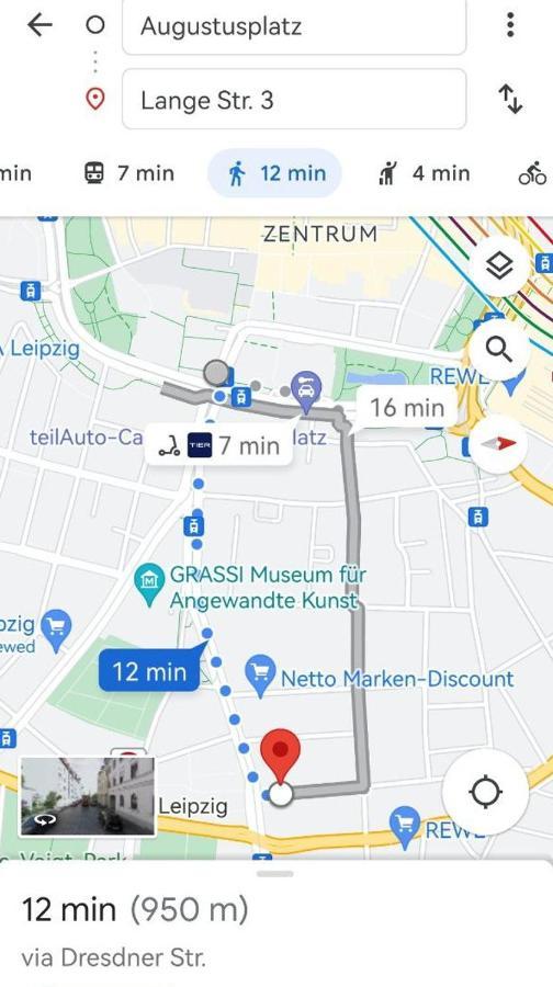 Ferienwohnung Fewo Am Grassi Museum Leipzig Exterior foto